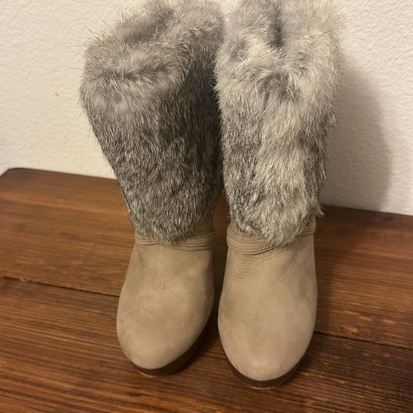Coach Athena soft nubuck rabbit boots - Picture 2 of 10